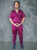 Plain Polycotton scrub -MALE CUT - TOP ONLY (Copy) - Top