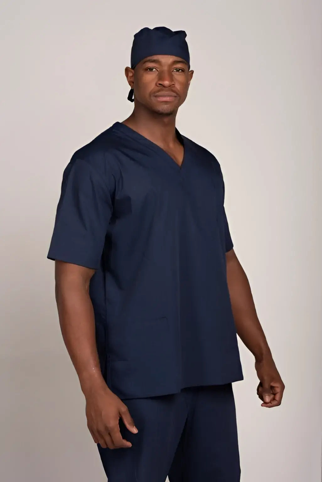 Plain Polycotton scrub -MALE CUT - TOP ONLY - Top