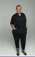 Seshweshwe african print scrub-set - Scrubs