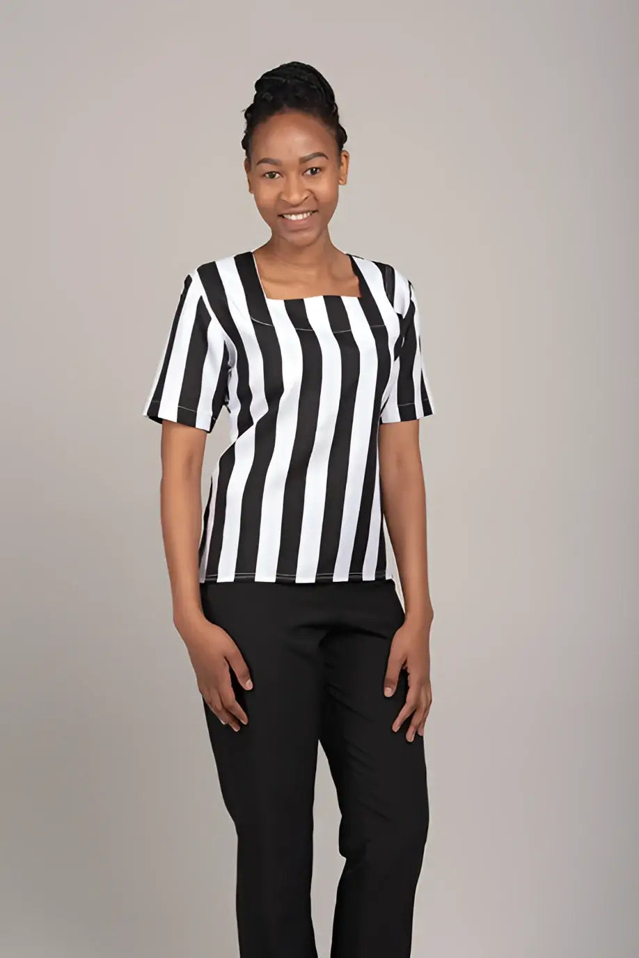 square neck scrubs with trimmings-Zihle range - Scrubs