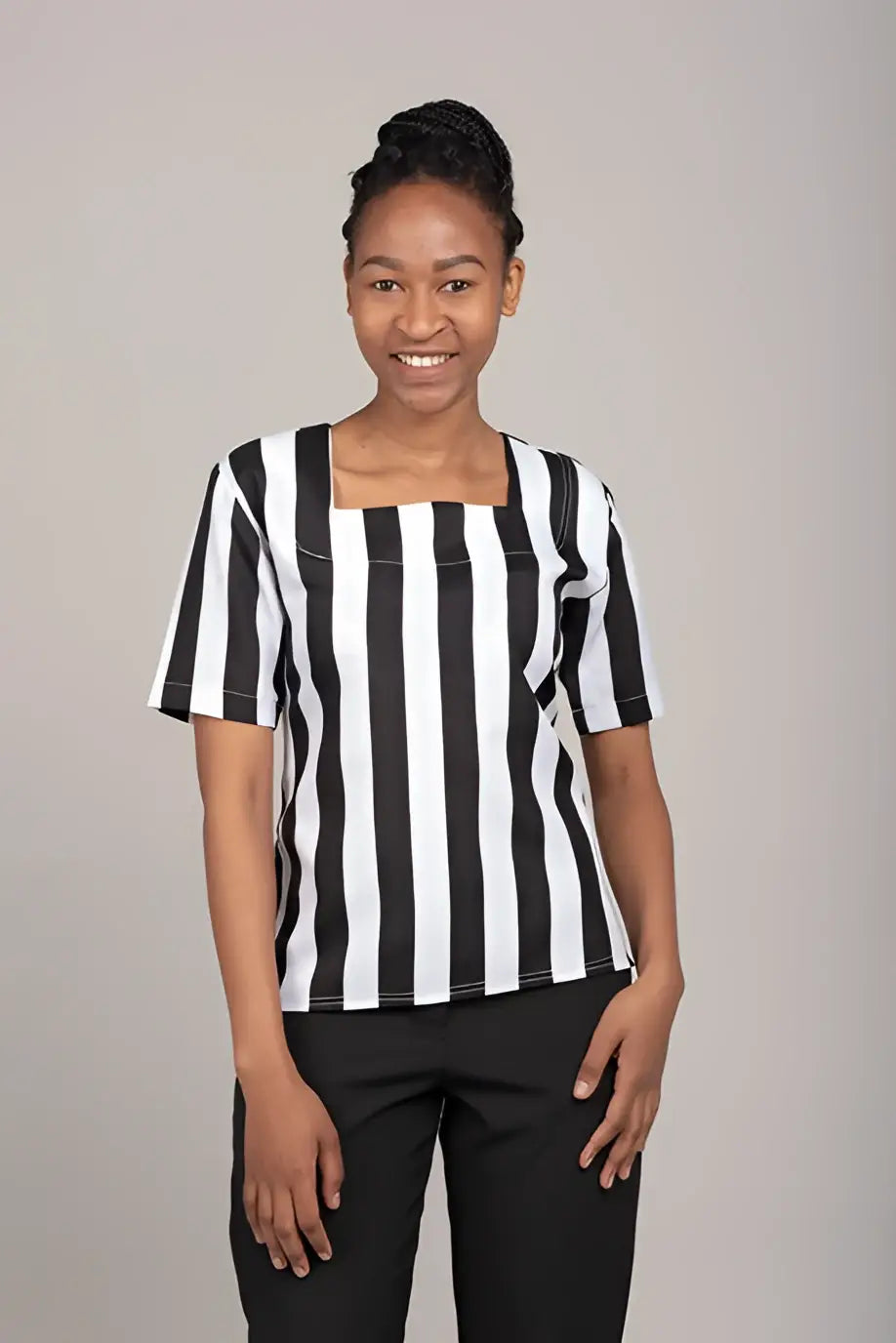 square neck scrubs with trimmings-Zihle range - Scrubs