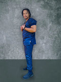 Track scrubs- with cuffed sleeves and ankles - Scrubs