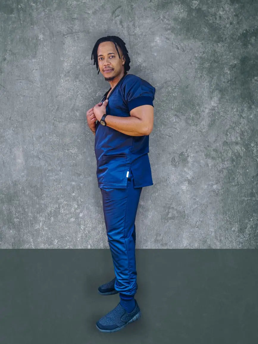 Track scrubs- with cuffed sleeves and ankles - Scrubs
