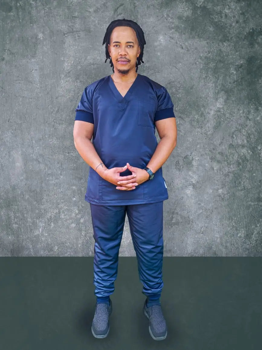 Track scrubs- with cuffed sleeves and ankles - Scrubs