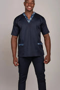 Unisex Seshweshwe Scrubs Set